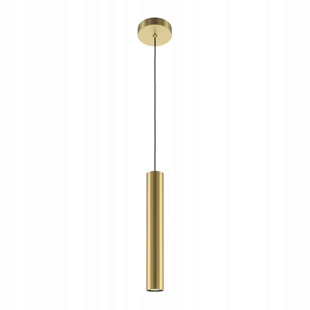 Maytoni Pro Focus závěsná lampa tuba zlatá 1xGU10 Ø6 cm