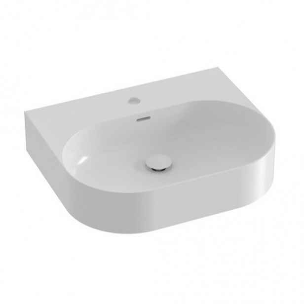 Umyvadlo Ravak Ceramic Slim 55,3x45,2 cm otvor pro baterii uprostřed XJX01155008