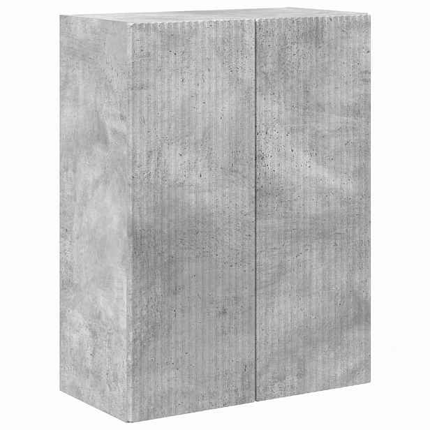 vidaXL TV wall cabinet 59,5 x 31 x 80 cm Betonově šedá