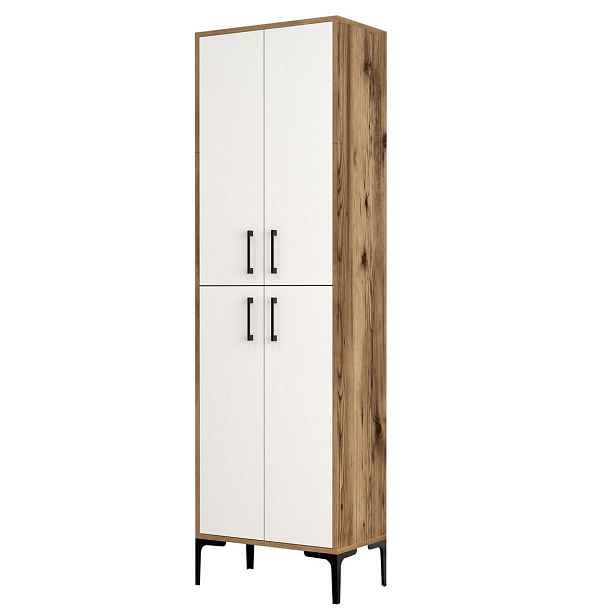 Skříň Berlin Walnut and White