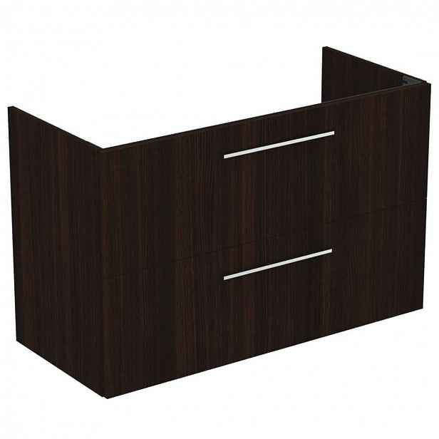 Ideal Standard i.Life A - Skříňka pod umyvadlo, 100x44x63 cm, 2 zásuvky, kávový dub T5257NW