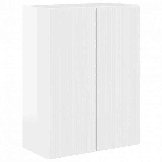 vidaXL TV wall cabinet 59,5 x 31 x 80 cm Vysoce lesklá bílá