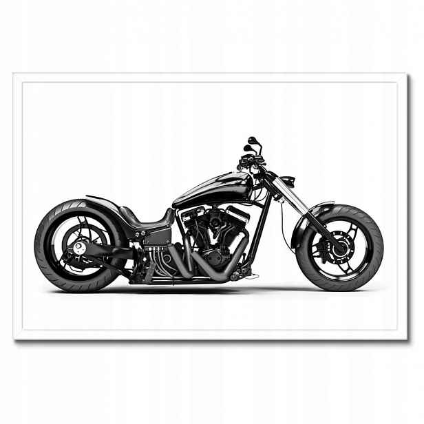 Plakáty v rámu 60x40 Čopper Chopper Motor
