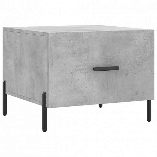 vidaXL Konferenční stolek betonově šedý 50x50x40 cm kompozitní dřevo