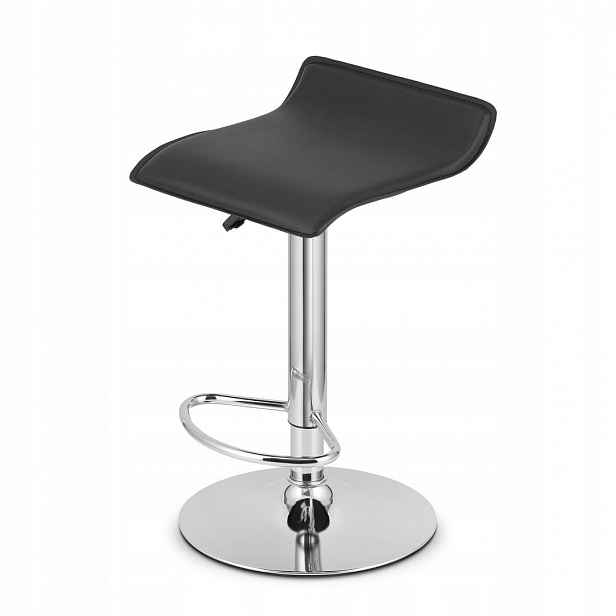 Barová Židle Otočný 63-84 cm Oskar Fort Ekokůže Chrom Loft