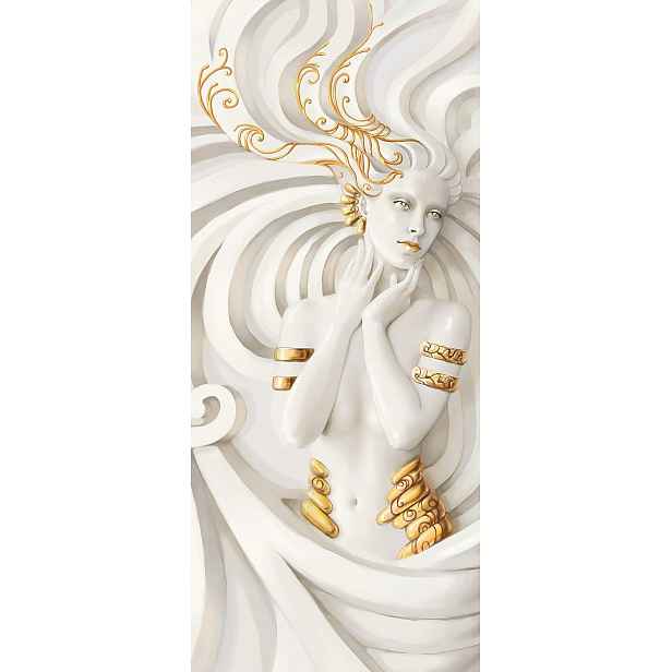 Fototapeta na dveře GOLDEN MERMAID 86x200 cm