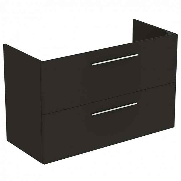 Ideal Standard i.Life A - Skříňka pod umyvadlo, 100x44x63 cm, 2 zásuvky, uhlově matná šedá T5257NV