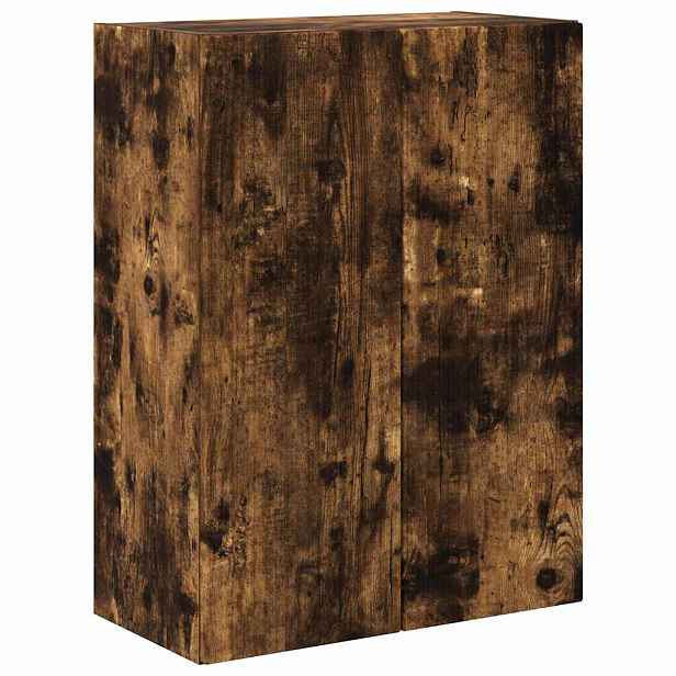 vidaXL TV wall cabinet 59,5 x 31 x 80 cm Kouřový dub Kompozitní dřevo
