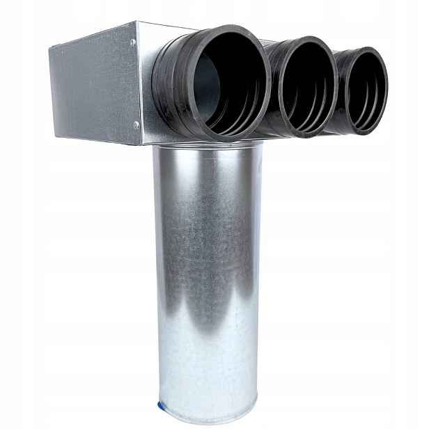 Rozvodná skříň, ventilační trubkový rozdělovač, rozměr 125 3 x 75 mm