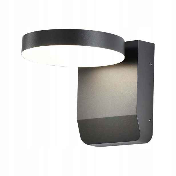 Venkovní nástěnná Led lampa černá, neutrální barva světla V-tac