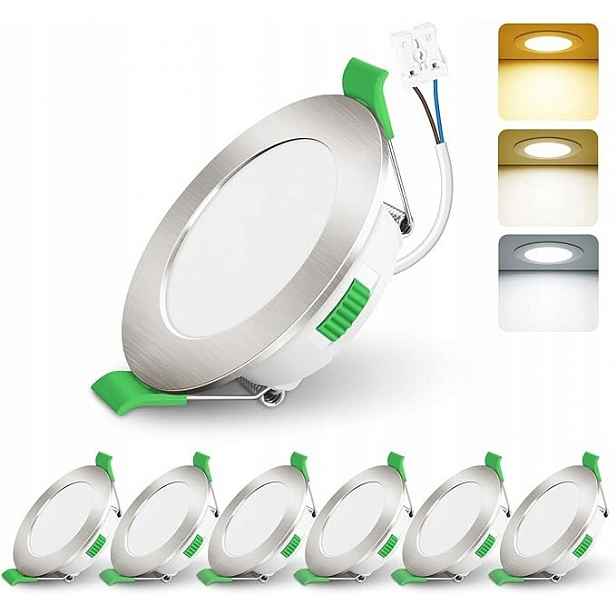 Alusso Lighting 4W Led zapuštěné reflektory 230V sada 6 kusů