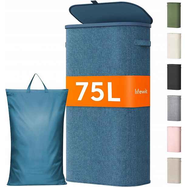 Koš Na Prádlo 75 L S Víkem A Vyjímatelnou Taškou