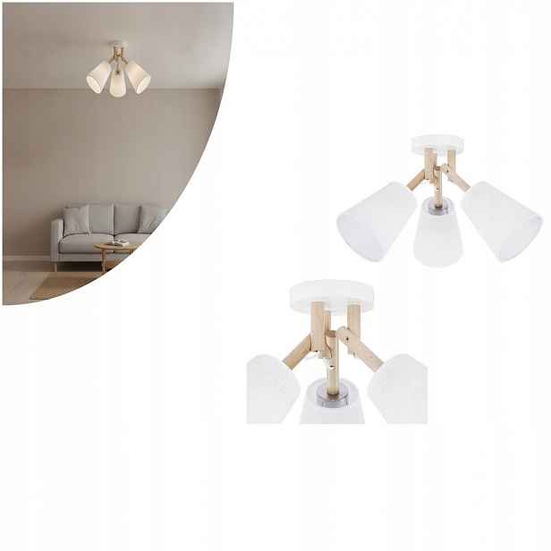 Stropní svítidlo bílá Vaio v moderním designu do obývacího pokoje Tk Lighting