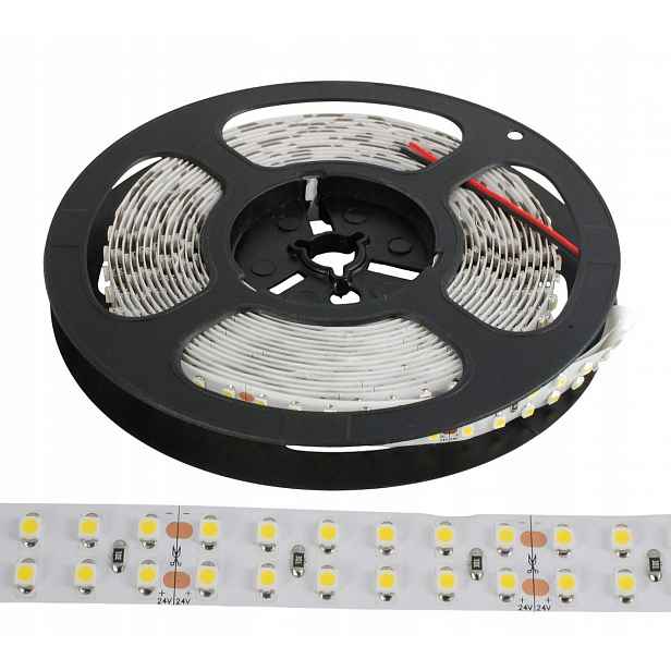 Led Páska Neutrální Bílá 5,0 m, 3528/1200, DC 24V, TC-NW240-3528-24/IP20 T