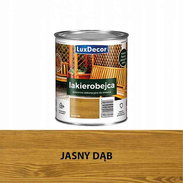Luxdecor Ochranný A Dekorativní Lak Na Dřevo 2,2 L Dub Světlý