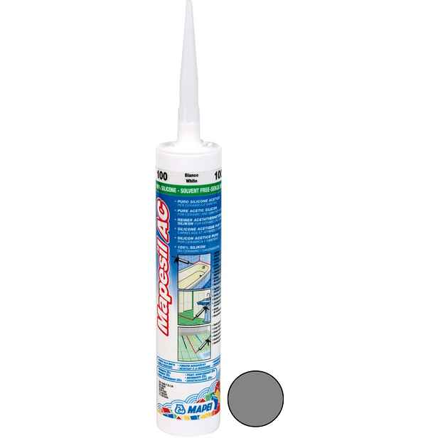 Tmel silikonový Mapei Mapesil AC 113 cementově šedá 310 ml