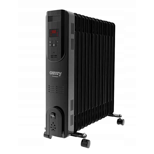 Elektrický Olejový Radiátor 2500W Vysoký Výkon XXL 13 Článků Dálkové Ovládání Časovač