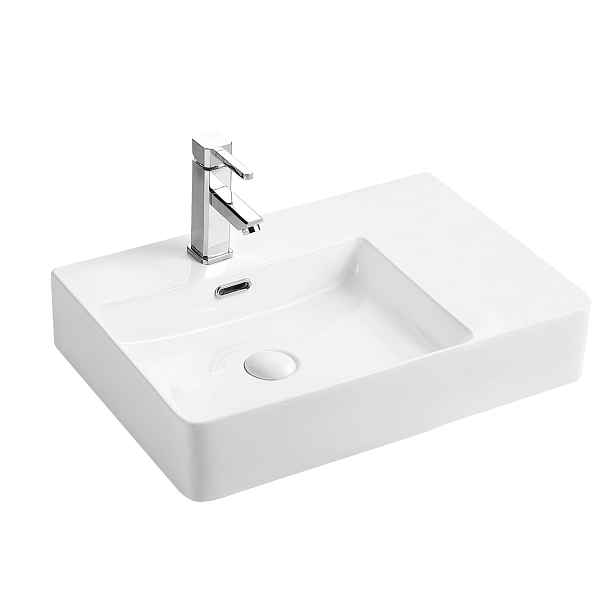 HOPA Olsen Spa  Pieno OLKLT2223L - Umyvadlo PIENO - nástěnné i na desku 60;5×43×12;5 cm