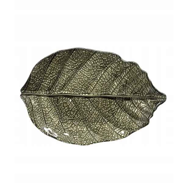 Skleněná podnos podnos talíř podzimní list dekorace podzim 32×21 cm