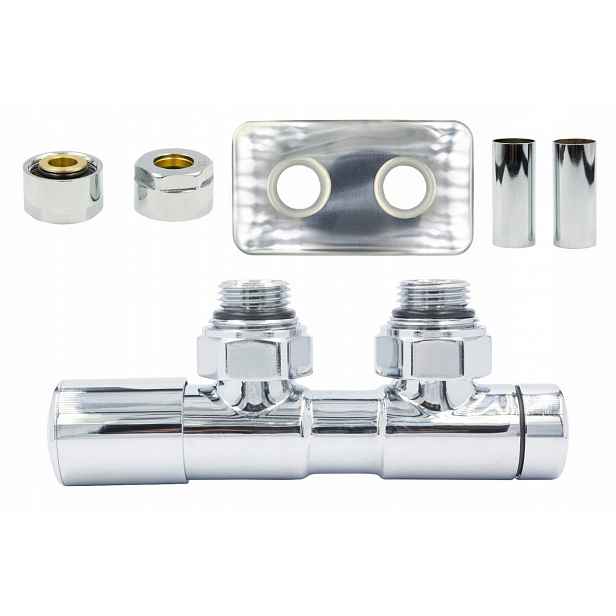 Ventil reg 50mm Twins chrom levý Cu AiO r.pros