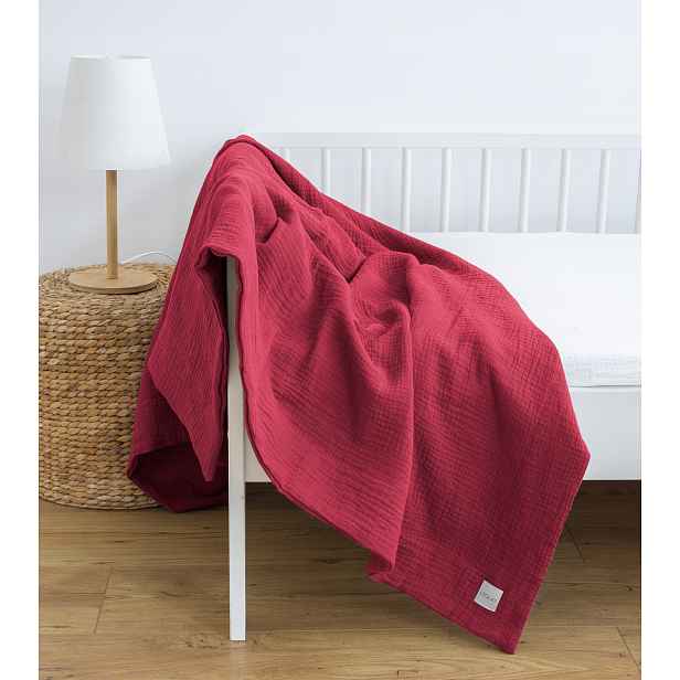 2vrstvá Mušelínová Deka 150 x 200 cm Mušelín 100% bavlna teplá přikrývka