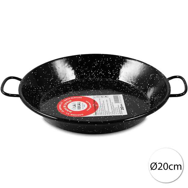 Garcima 13380 Smaltovaná paella pánev, 20cm