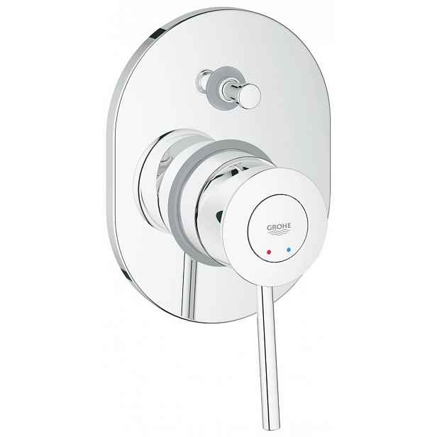 Vanová baterie Grohe BauClassic včetně podomítkového tělesa chrom 29047000