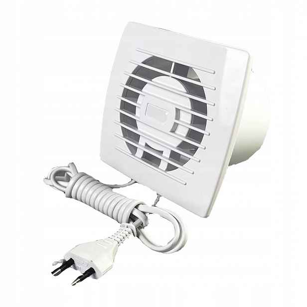 Ventilátor S&i 003-318 Ario 100 Wp Ls Ø100 mm vypínač, kabel 1,9 m