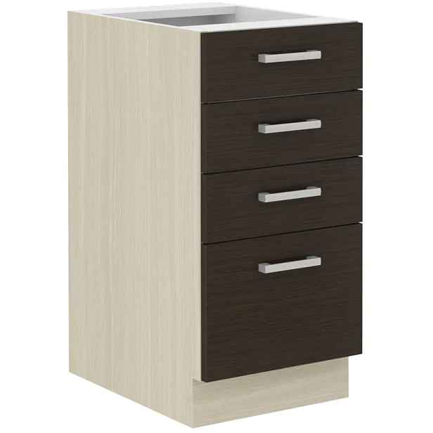 Falco Kuchyňská skříňka Christo 40D-4S-BB dub ferrara/legno tmavé