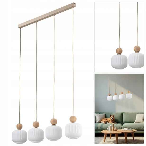 Lampa visí na bílém Ballo, moderní bodové světlo v chodbě Tk Lighting