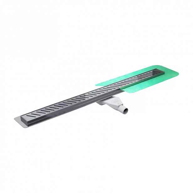 Liniové odvodnění sprchový žlab Steel 800