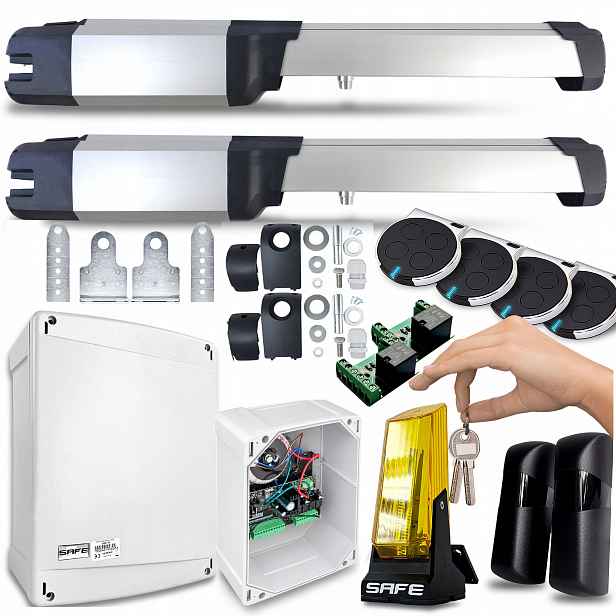 Pohon dvoukřídlé brány Bft Phobos B25 Lampa centrální Safe S24I Set