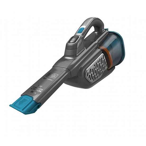 BLACK+DECKER - 18V AKU ruční vysavač, nabíjecí stanice, titanová/modrá BHHV520BF-QW