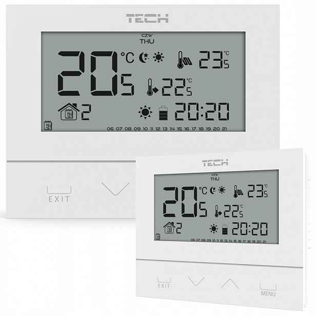 Regulátor Teploty Pokojový Termostat Tech ST-292 V3 Bílý