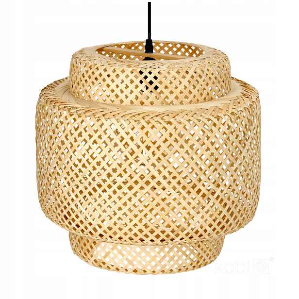 Závěsná lampa boho bambusová pletená 1xE27 60W Boho Bonn Kobi
