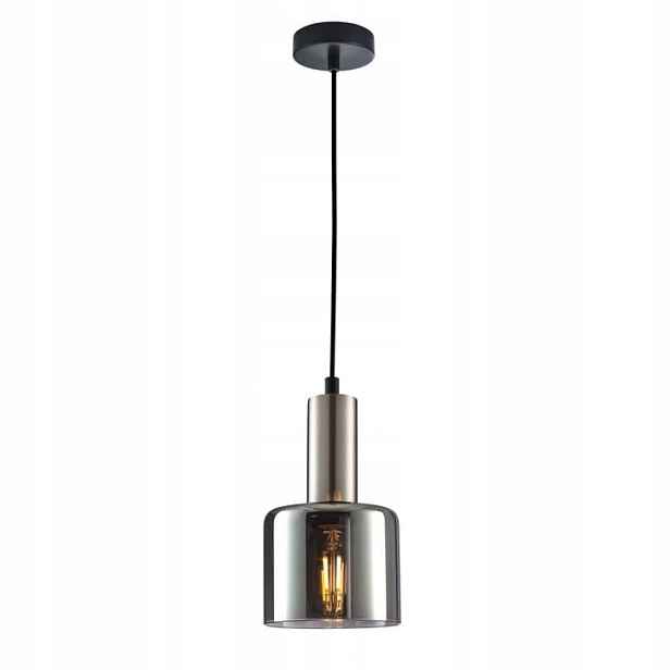 Závěsná lampa Italux Santia Led moderní stříbrná