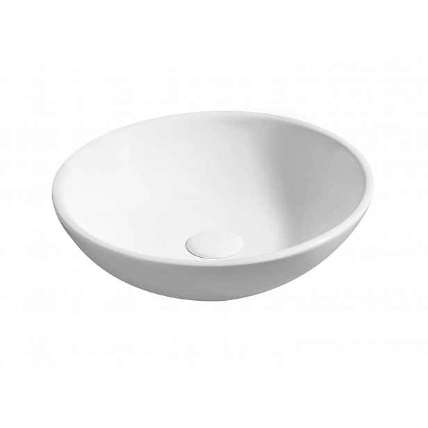 kielle Idolio - Umyvadlo na desku, průměr 40 cm, bílá 30624410