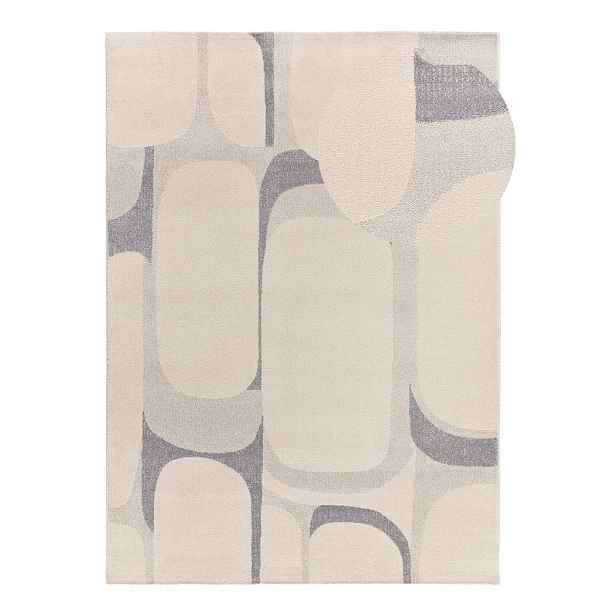 Koberec ve světle šedé a krémové barvě 80x150 cm Porto – Universal