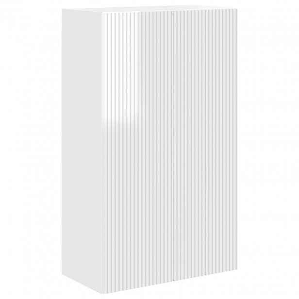 vidaXL TV wall cabinet 59,5 x 31 x 100 cm Vysoce lesklá bílá