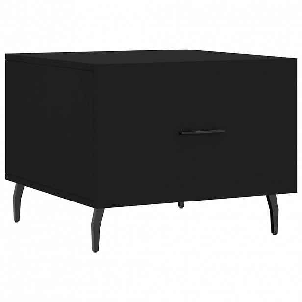 vidaXL Konferenční stolek černý 50 x 50 x 40 cm kompozitní dřevo