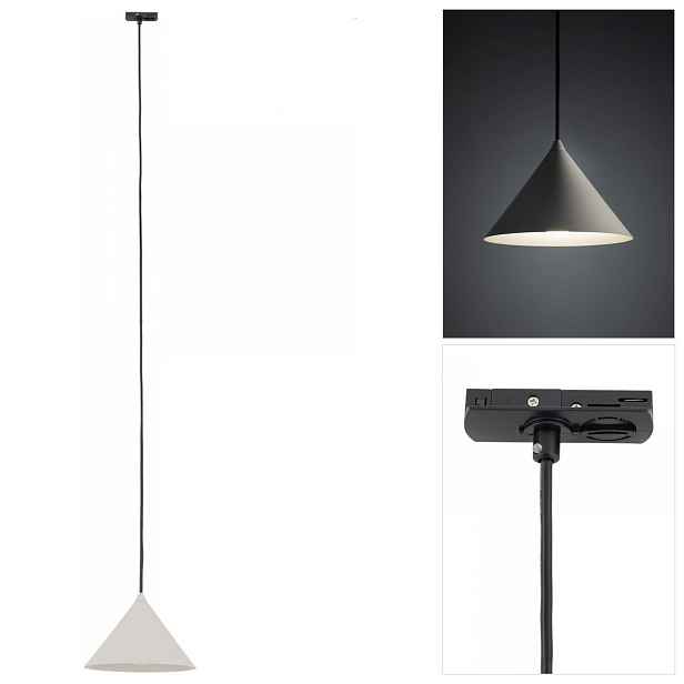 Kolejové osvětlení Tracer Cono kašmír s regulací pro obývací pokoj Tk Lighting