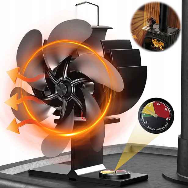 Krbový Ventilátor, Termoelektrický Ventilátor Napájený Teplem, Závěsný