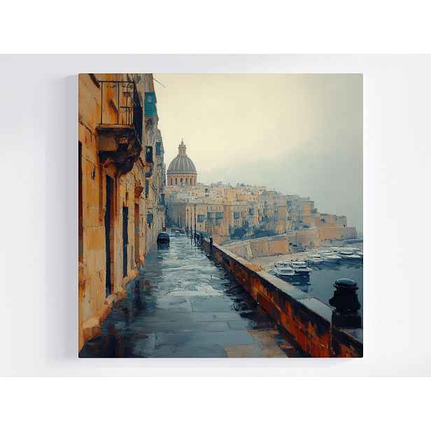 Obraz Na Plátně Canvas Architektura Město Malta Valletta Katedrála 50x50