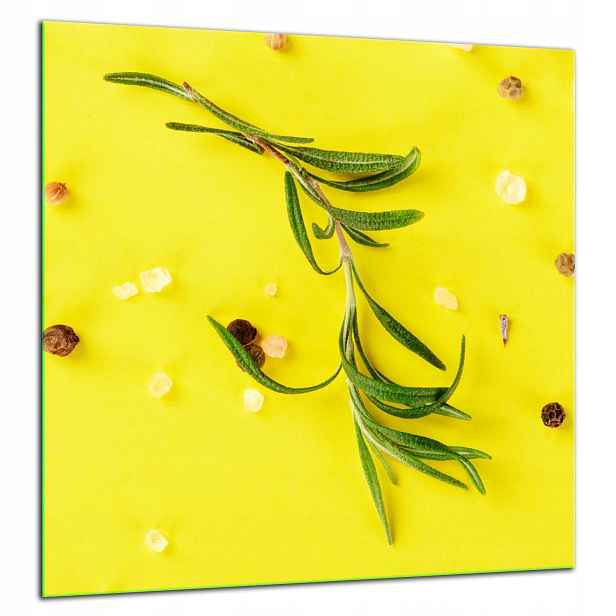 Skleněná Ochranná Deska Panel Lepidlo 60x65 Květina