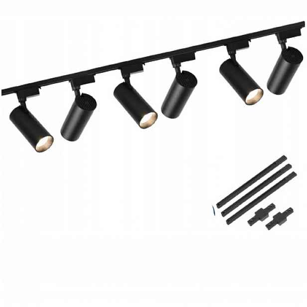 Canmeijia Černá Závěsná Lampa 6 Ks 7J6 S07__7,4X14