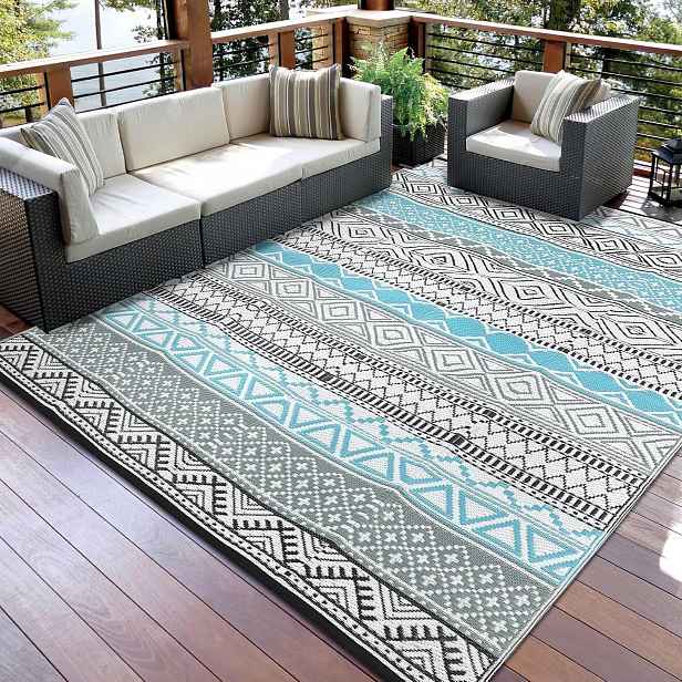 Koberec 180x270 CM Boho Dvoustranný Voděodolný