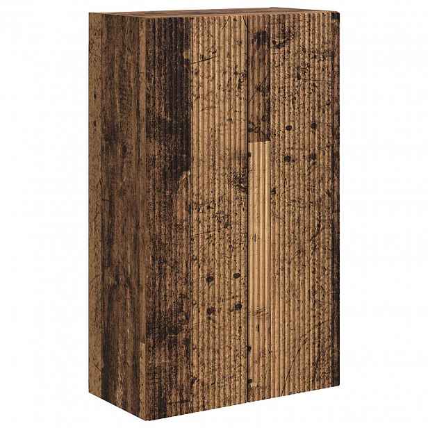 vidaXL TV wall cabinet 59,5 x 31 x 100 cm Staré dřevo Kompozitní dřevo