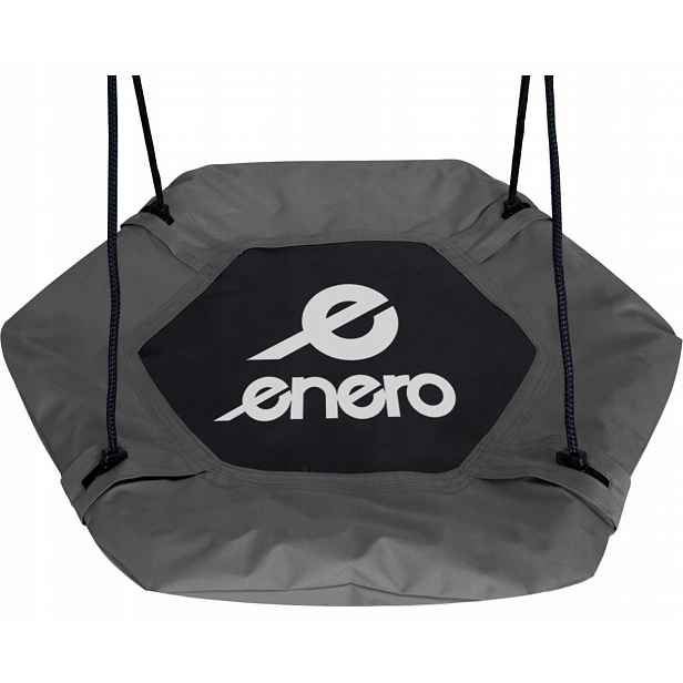 Enero Šestihranná houpačka Čapí hnízdo Šedá (průměr 90 cm)