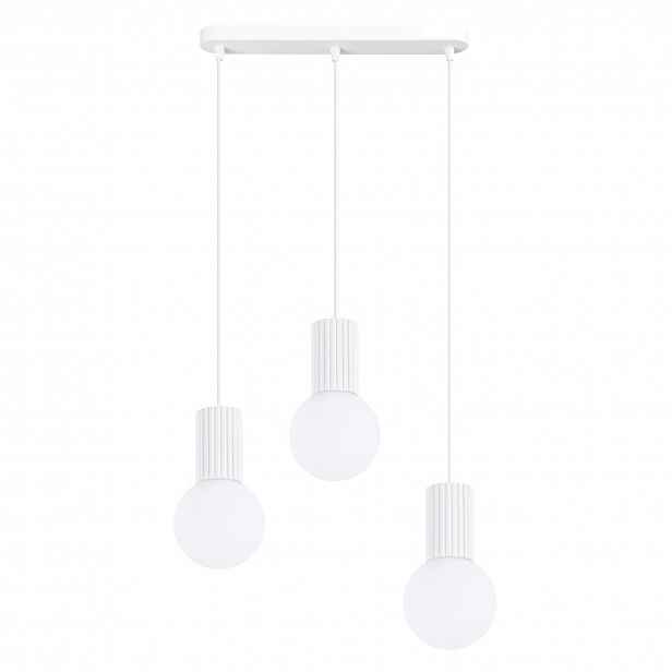 Závěsná lampa Halo 3L bílá Osvětlení Lampa 3 stropní koule G9 Sollux Pl
