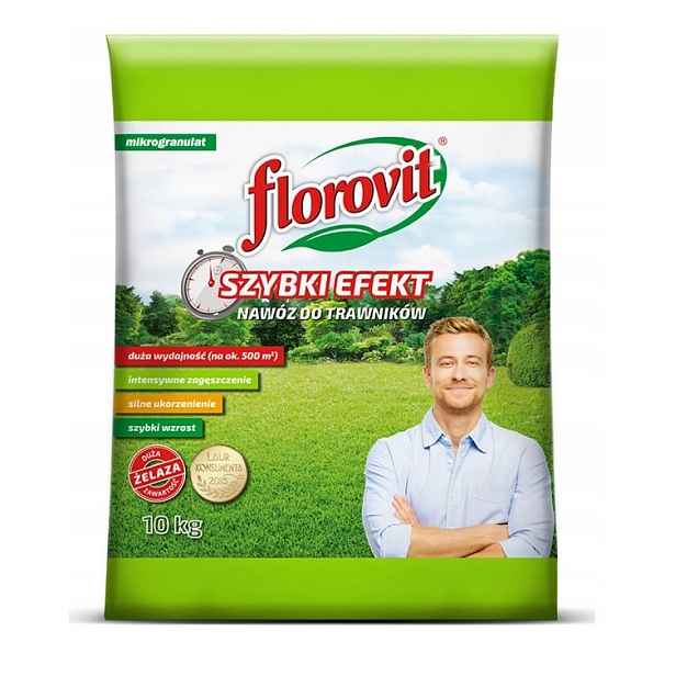 Florovit hnojivo pro trávníky s rychlým účinkem 10 kg